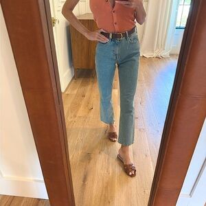 NWOT Sz. 25 Club Monaco Kick Crop